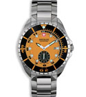 Swiss Military Hanowa Men's Orange Sealander Stainless Dive Watch
